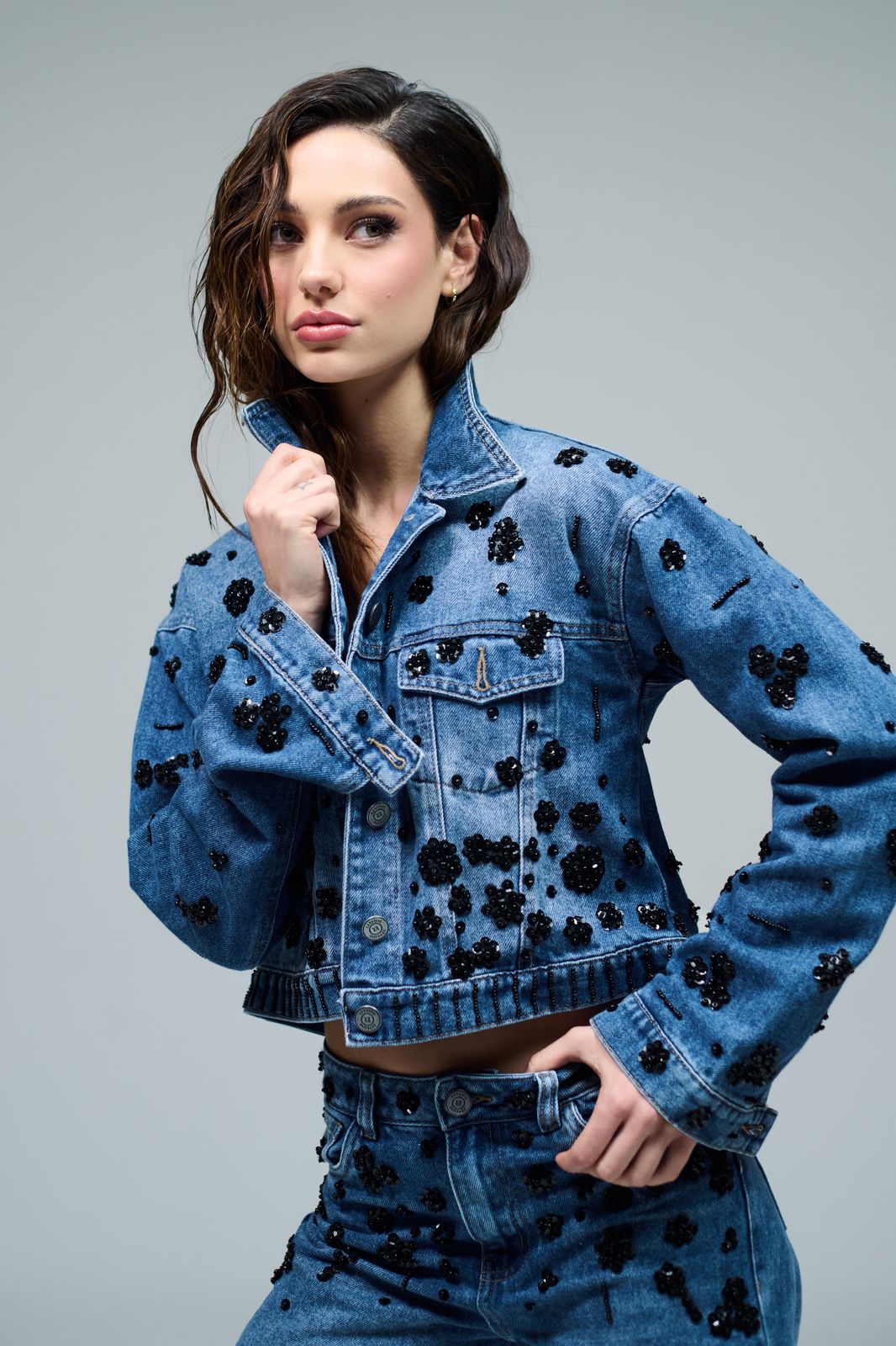 SET DENIM BLOOM
