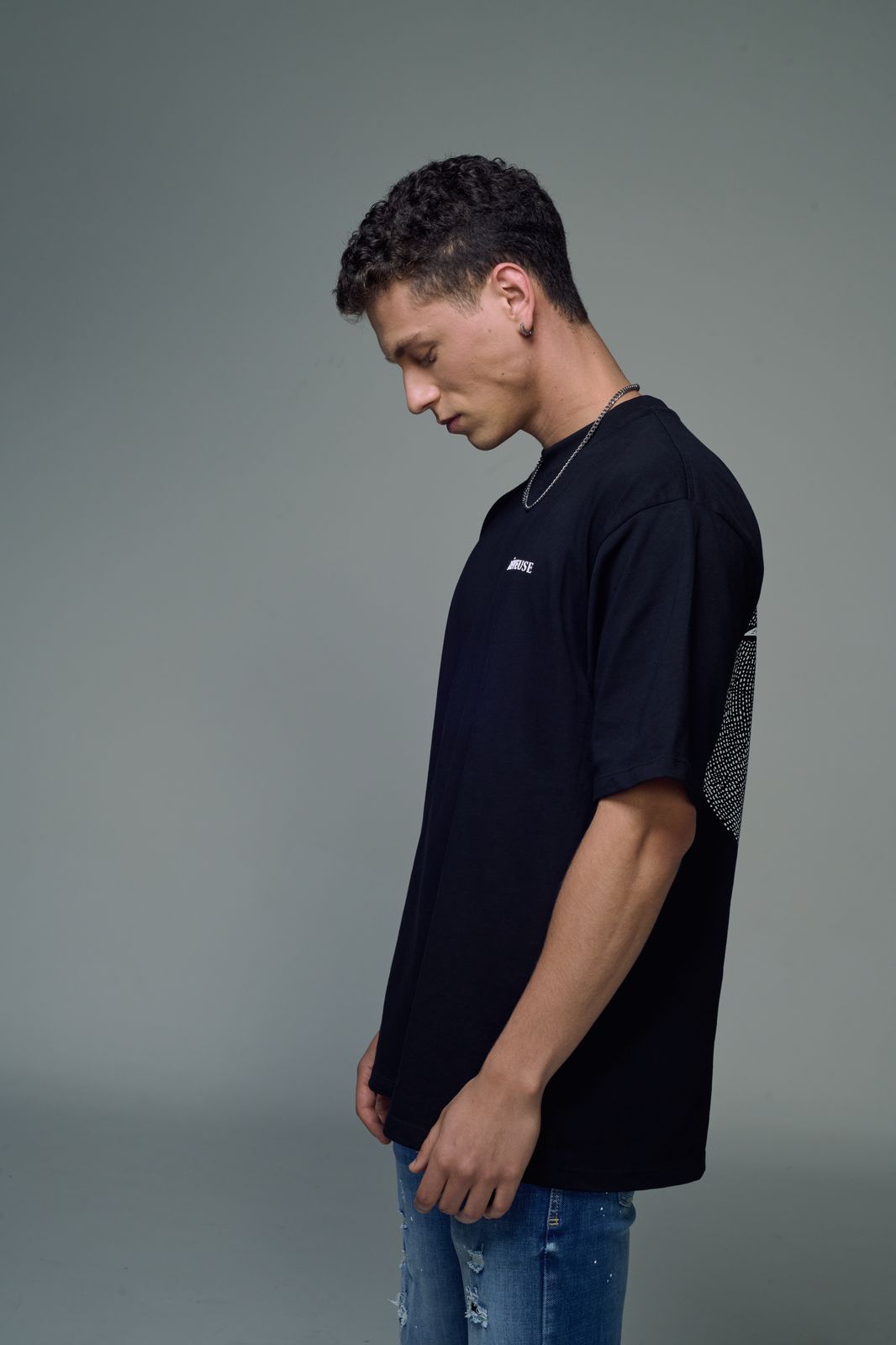 OVERSIZED REVEUSE MEN BLACK