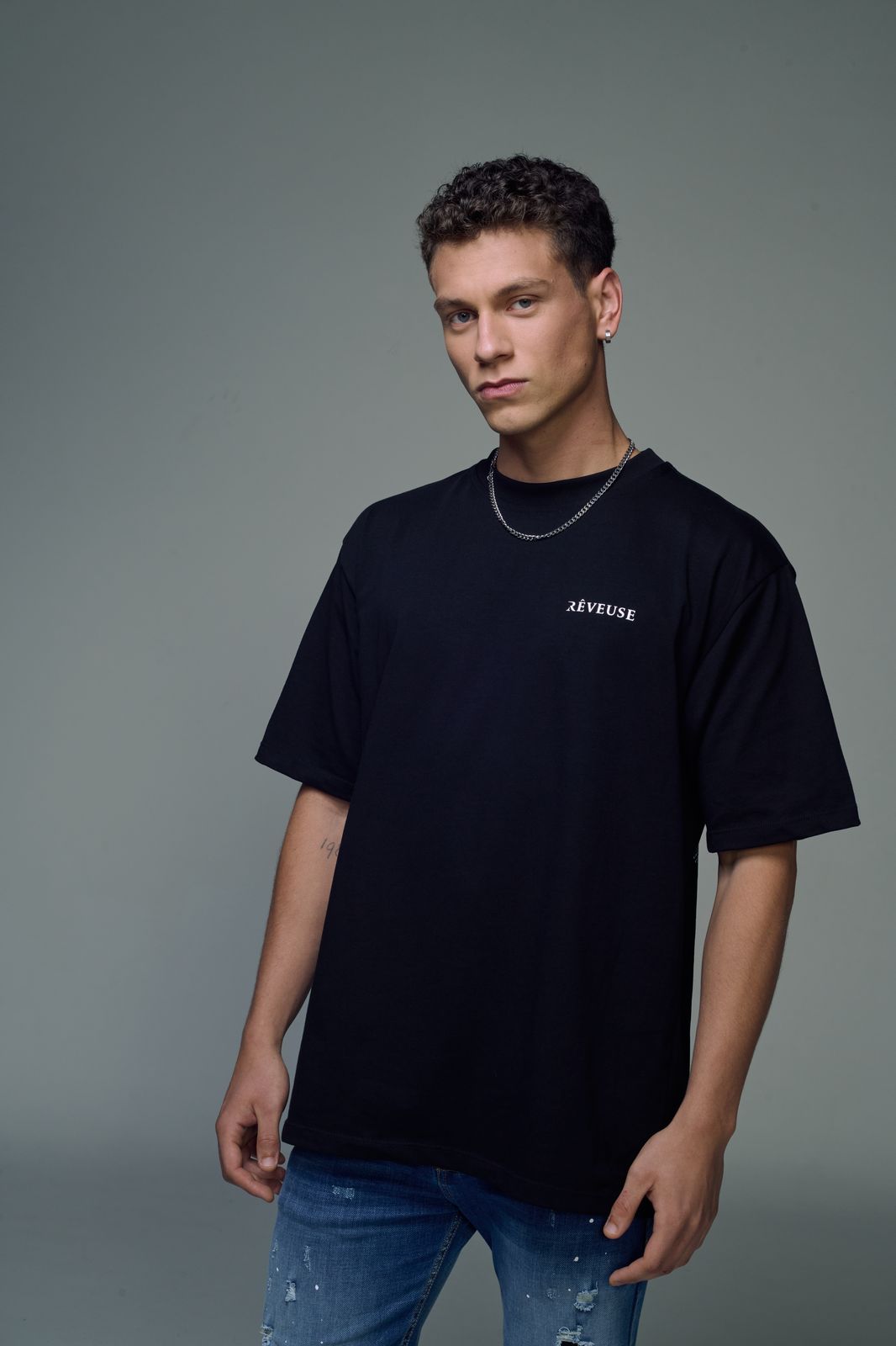 OVERSIZED REVEUSE MEN BLACK