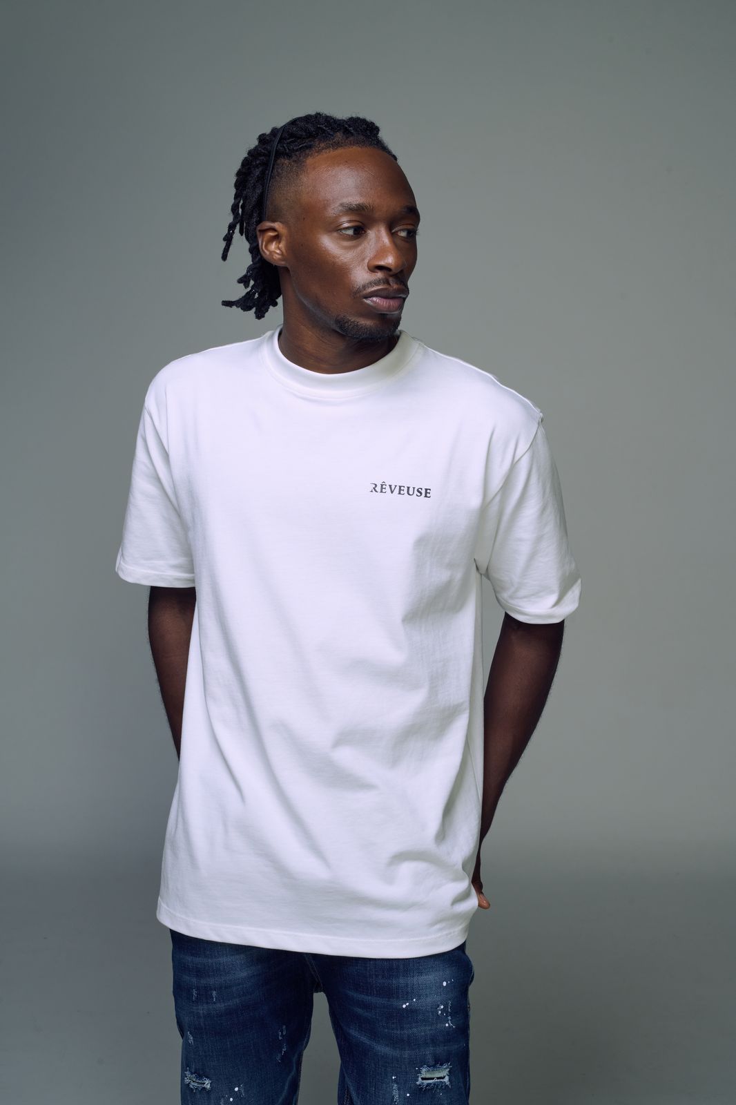 OVERSIZED REVEUSE MEN WHITE